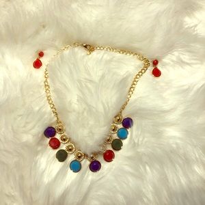Charters club necklace and earrings set